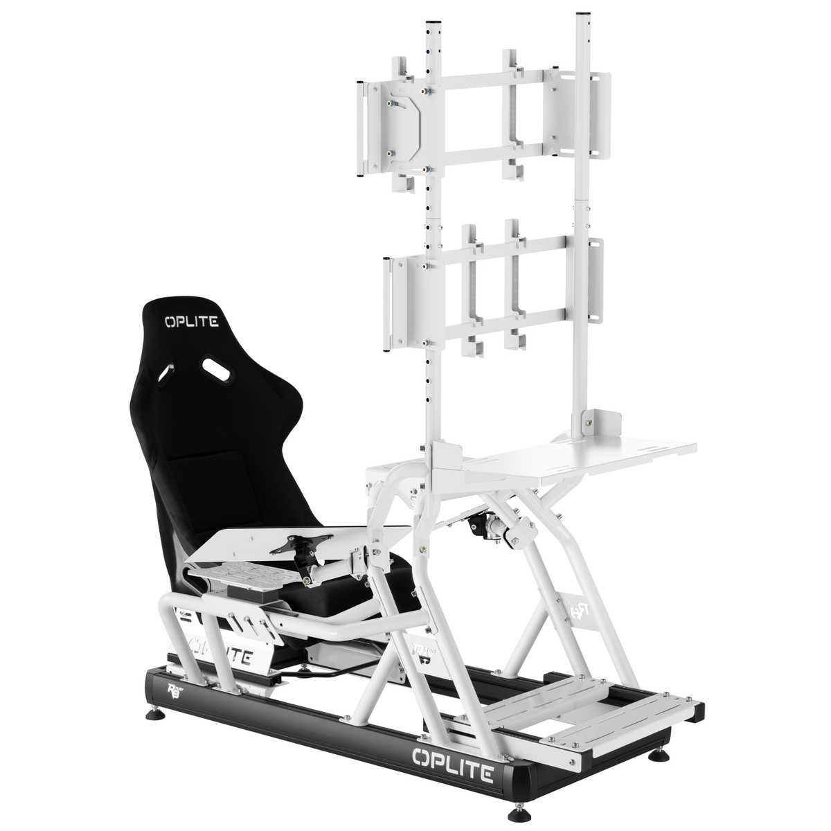 OPLITE R8 Fury White cockpit, rear view