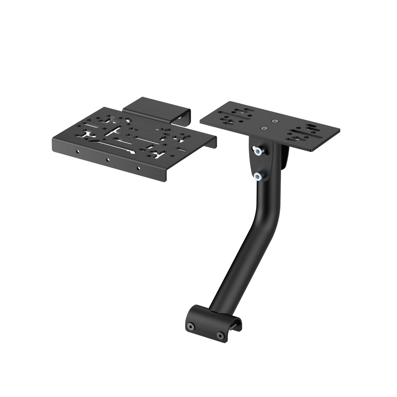 NitroKart Gear Shift Handbrake Black V2 bracket, alternate angle