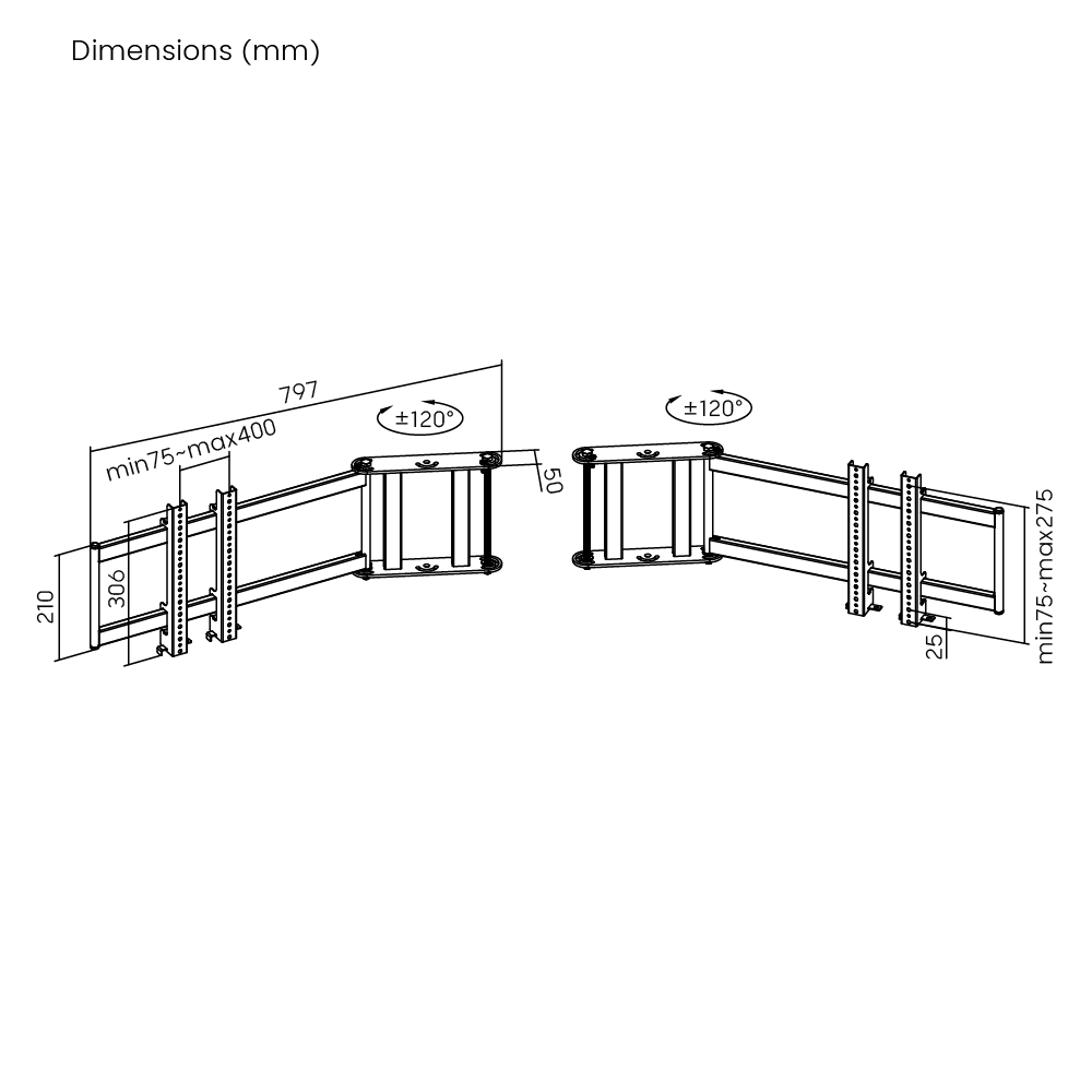 Universal Triple Screen Upgrade Kit