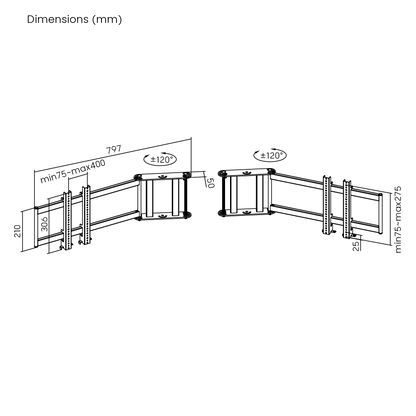 Universal Triple Screen Upgrade Kit