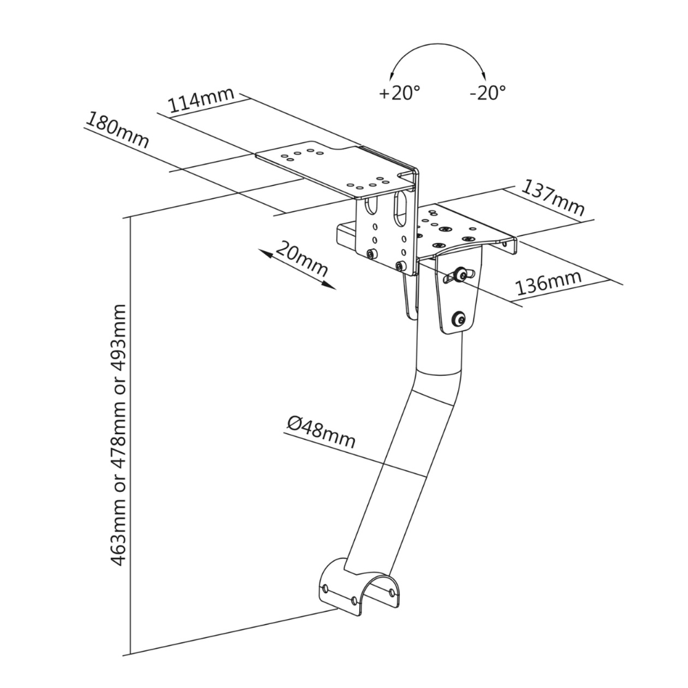 Gear Shift / Hand Brake Holder GTR S3/S8