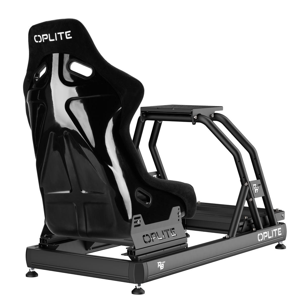 OPLITE R8 Fury Black cockpit, bucket seat detail