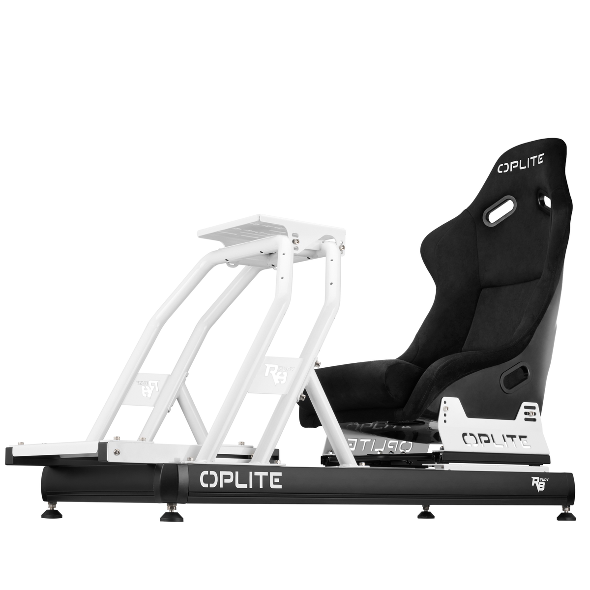 OPLITE R8 Fury White cockpit, side profile