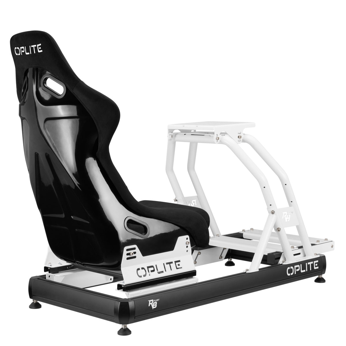 OPLITE R8 Fury White cockpit, wheel deck and Direct Drive mount