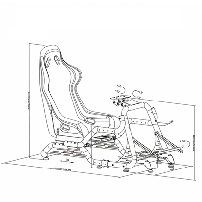 Cockpit GTR S8 Infinity Force White