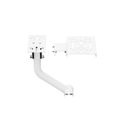 NitroKart Gear Shift Handbrake White V2 mounting bracket, front view