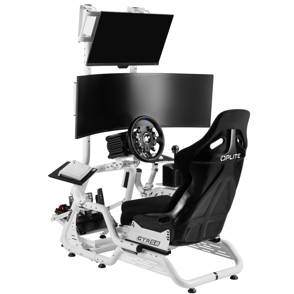 S8 On Top Monitor Mount White