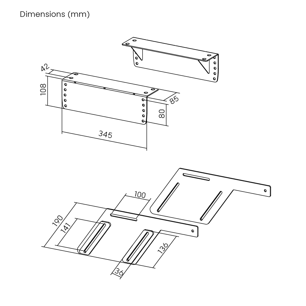 R8 F1 Extension Kit Black