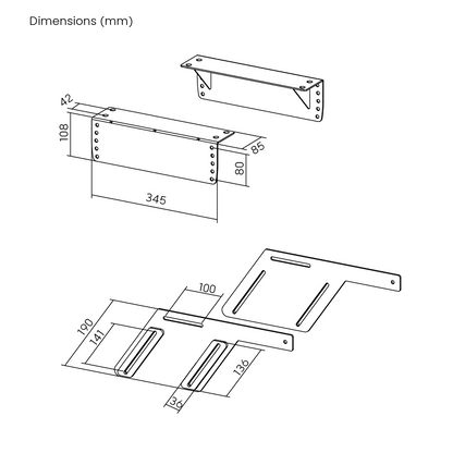 R8 F1 Extension Kit Black